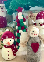 Pashom Angel with heart Christmas tree topper