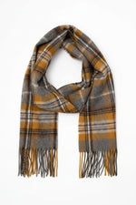 Serephina 100% Wool Scarf from Stilen NZ- Burnt Mustard