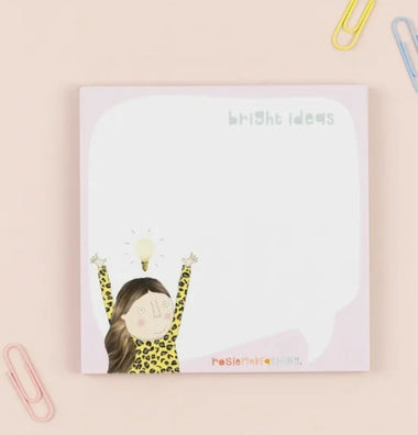 Rosie made a thing - bright Ideas -sticky jot pad