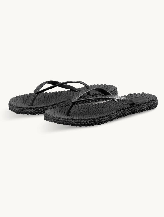 Isle Jacobsen Flip-flops Glitter - Black
