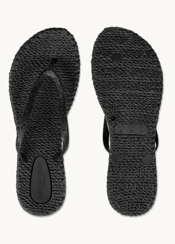 Isle Jacobsen Flip-flops Glitter - Black