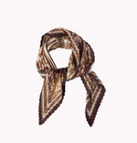 Deedee Pleated Neck Scarf from Stilen NZ – Chocolate