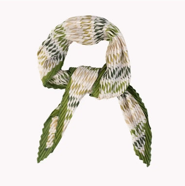 Marcy Pleated Neck Scarf from Stilen NZ – Green