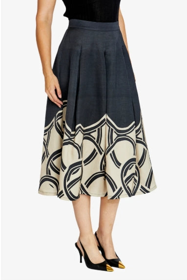 Maisie Printed Skirt in Trinity Print