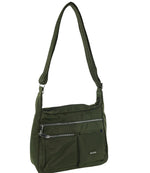 Pierre Cardin Anti theft travel bag - Olive Green PC2998