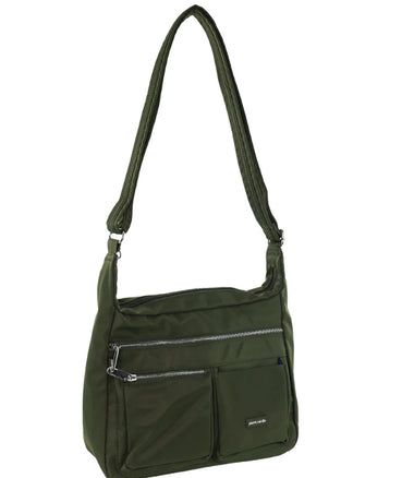 Pierre Cardin Anti theft travel bag - Olive Green PC2998