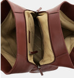 Pierre Cardin Leather Tote Bag PC4053 - Chocolate