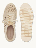 Tulip Embroidery Shoe - Kit Pearled Ivory