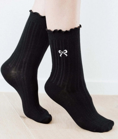 Bow Crew Socks from Stilen NZ