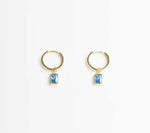 Rosy Earrings – Gold with Blue