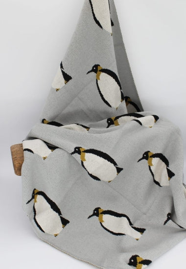 Penguin Parade Baby Blanket