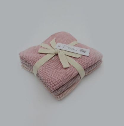 Wash Cloths set of 3 - Blush Set