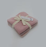 Wash Cloths set of 3 - Blush Set