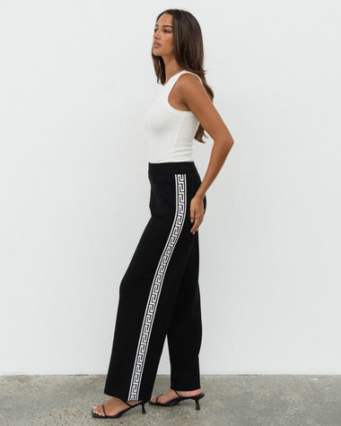 CONTRAST STRAIGHT LEG CO-ORD PANTS from White Closet