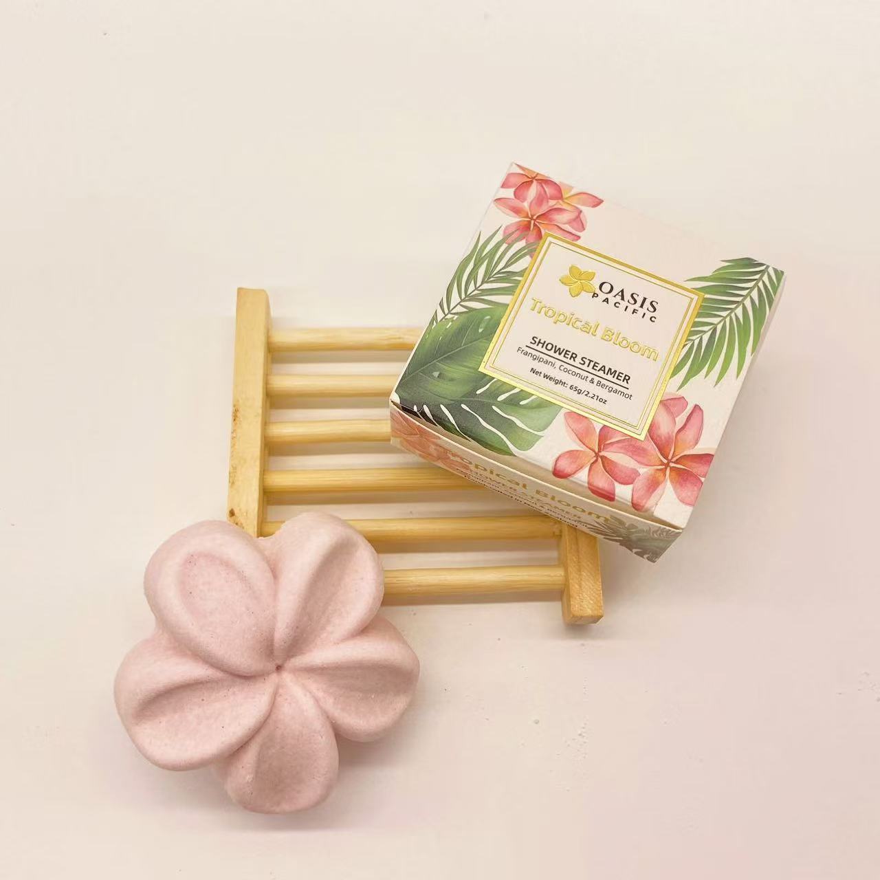 Oasis Pacific TROPICAL BLOOM Handcrafted Shower Steamer 65g
