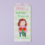 Rosie Made a Thing Tea Towel - Never Grow Up