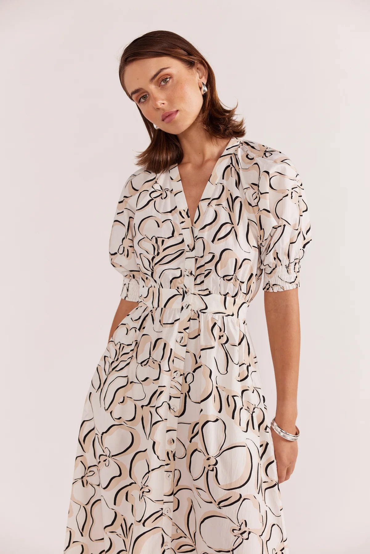 AMINA MIDI DRESS