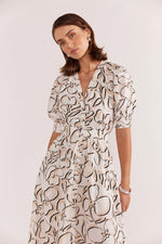 AMINA MIDI DRESS