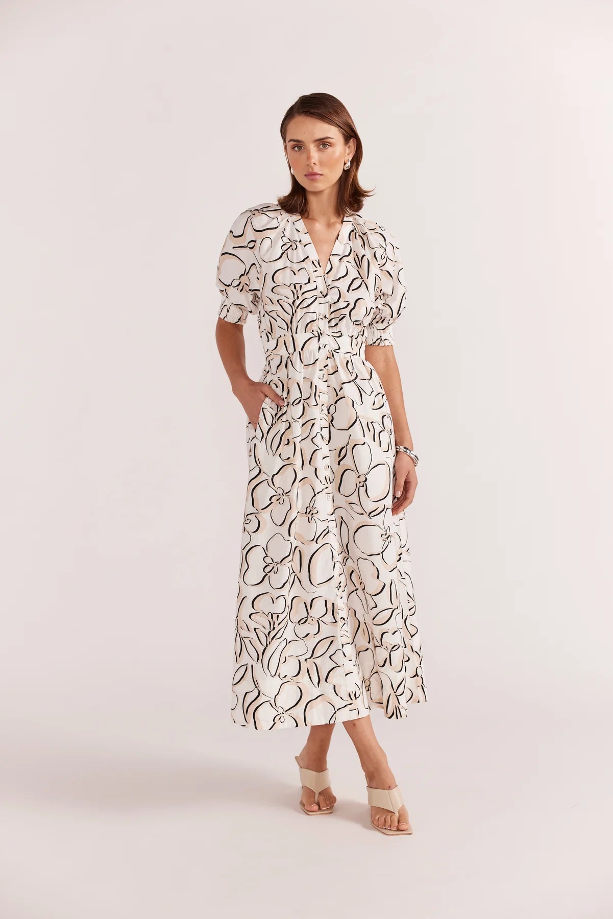AMINA MIDI DRESS