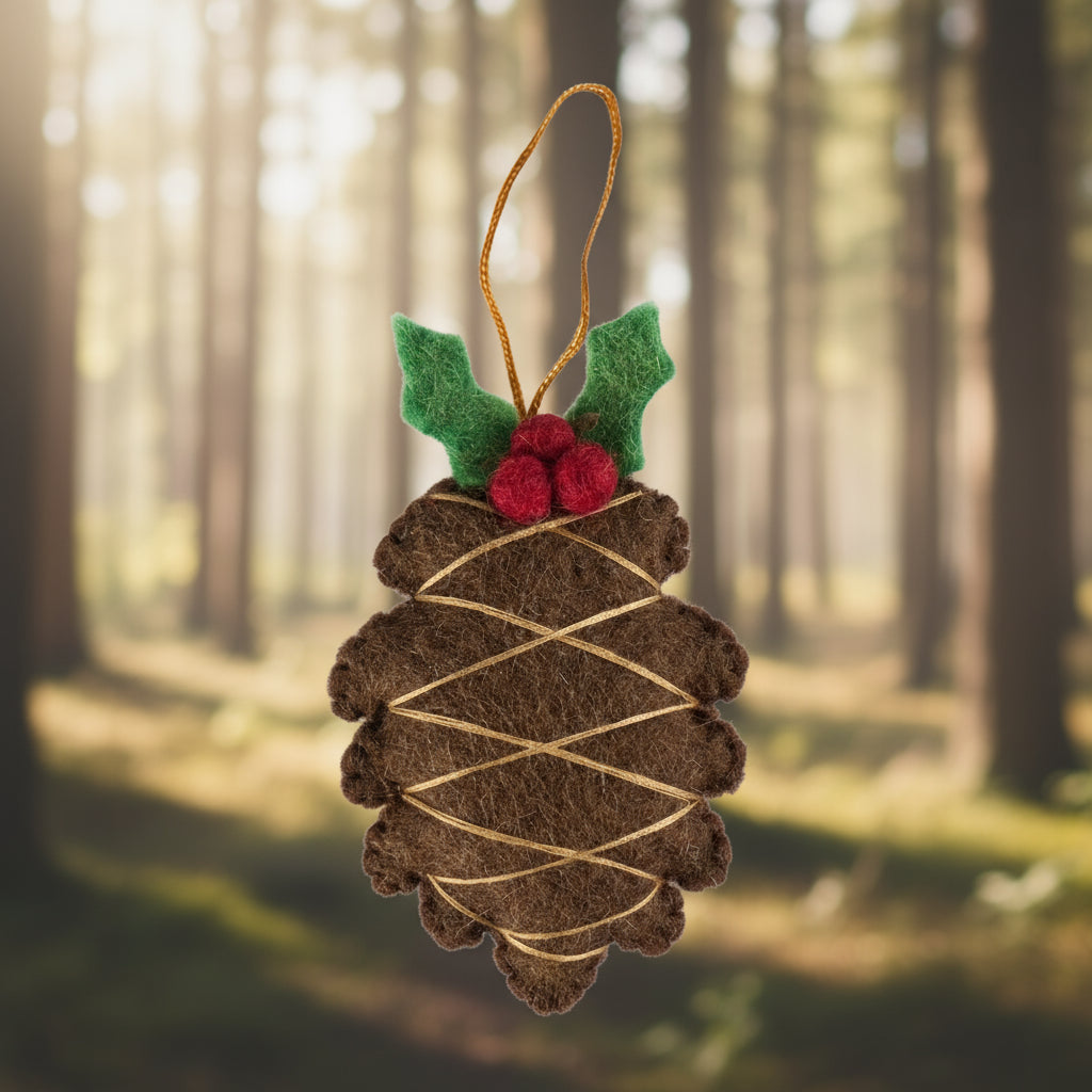 Pashom Hanging Pinecones Decoration