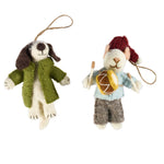 Pashom Hanging mouse with drum Christmas Decorations