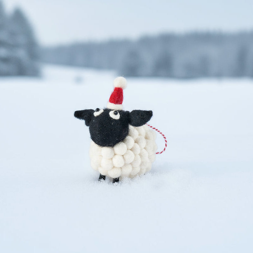 Pashom hanging ball sheep decoration
