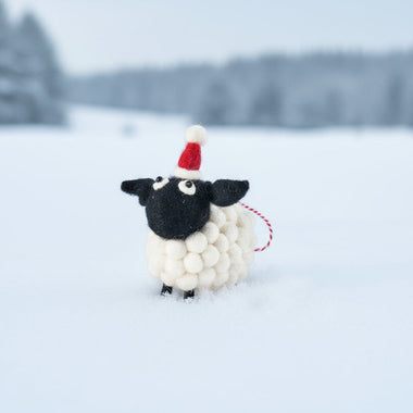 Pashom hanging ball sheep decoration