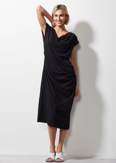 Cowl Neck Dress