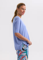 Zacket & Plover Silk blend Pointelle Shoulder Top