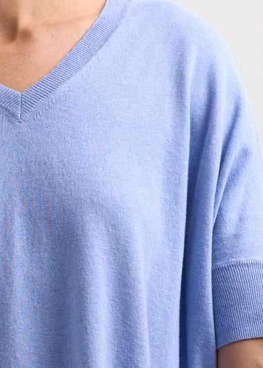 Zacket & Plover Silk blend Pointelle Shoulder Top