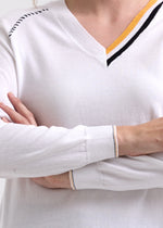 Zacket & Plover Round bottom V-neck Jumper