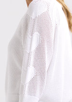 Zacket & Plover Hearts on my sleeve - White