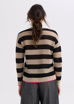 Zacket & Plover Pointelle Zip Cardigan - Navy