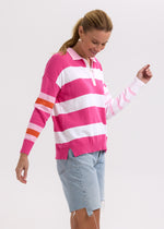 Zacket & Plover Blah Blah Rugby Top - Pink