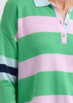 Zacket & Plover Blah Blah Rugby Top - Pink