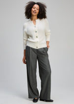 Z&P Alpaca Cardi - White