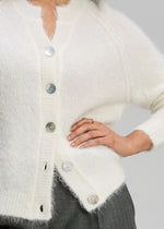Z&P Alpaca Cardi - White