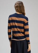 Z&P Stripe Clash Jumper - DS Denim colour