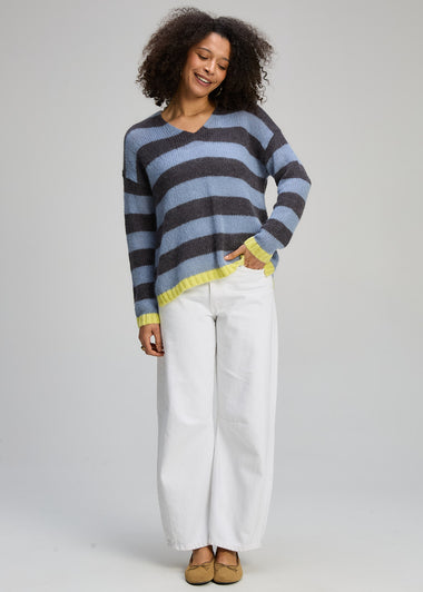 Z&P Cozy Kid Stripe V - Mist