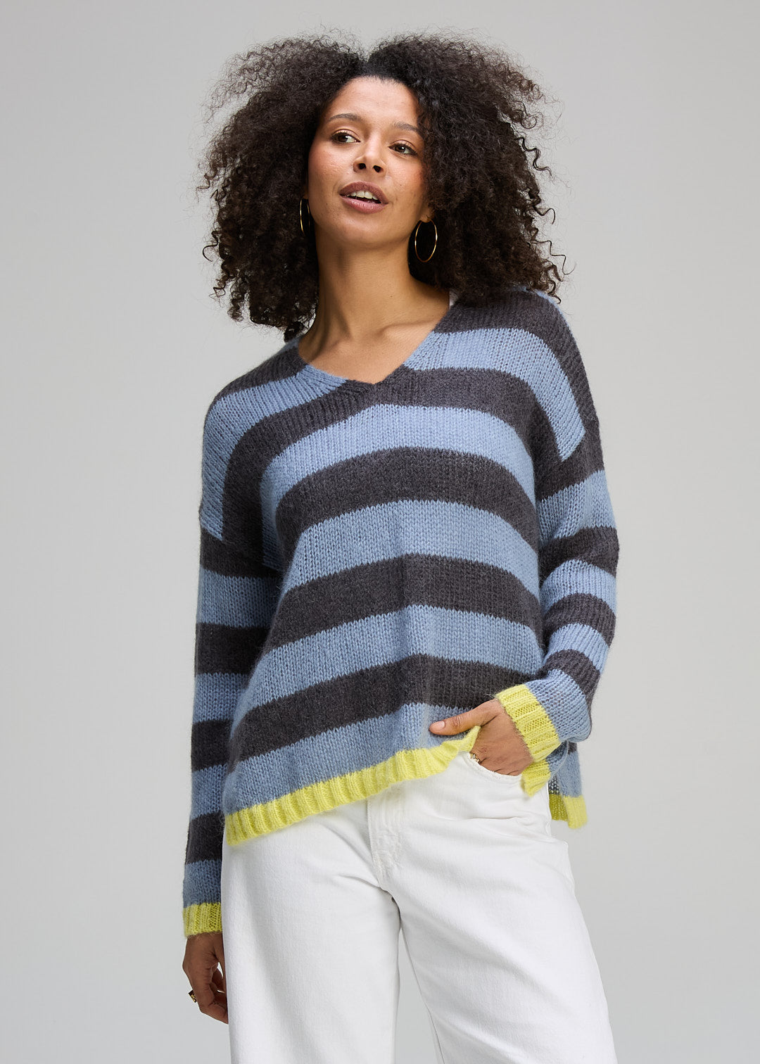 Z&P Cozy Kid Stripe V - Mist