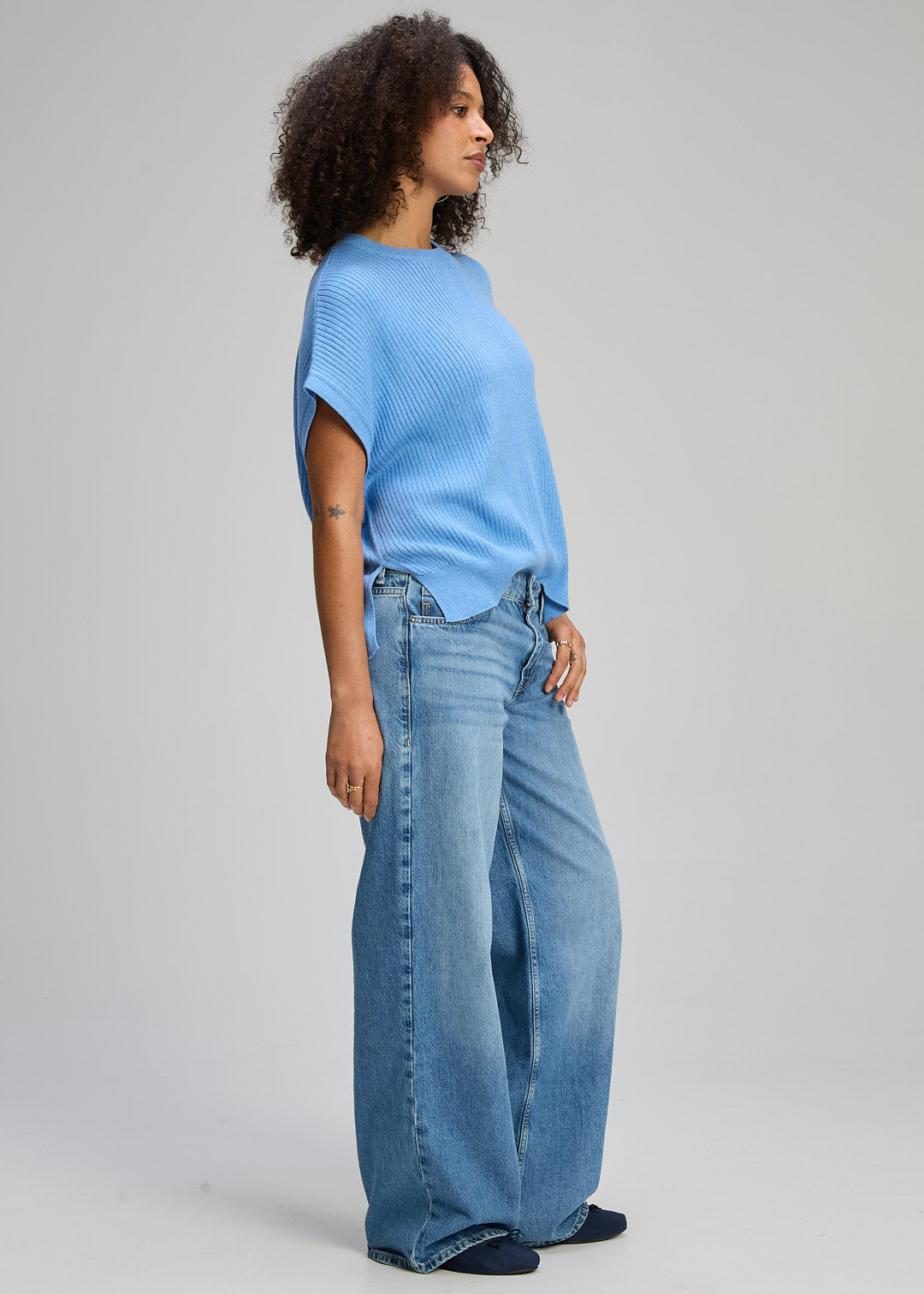 Z&P Sleeveless Crew essential top - Blueberry