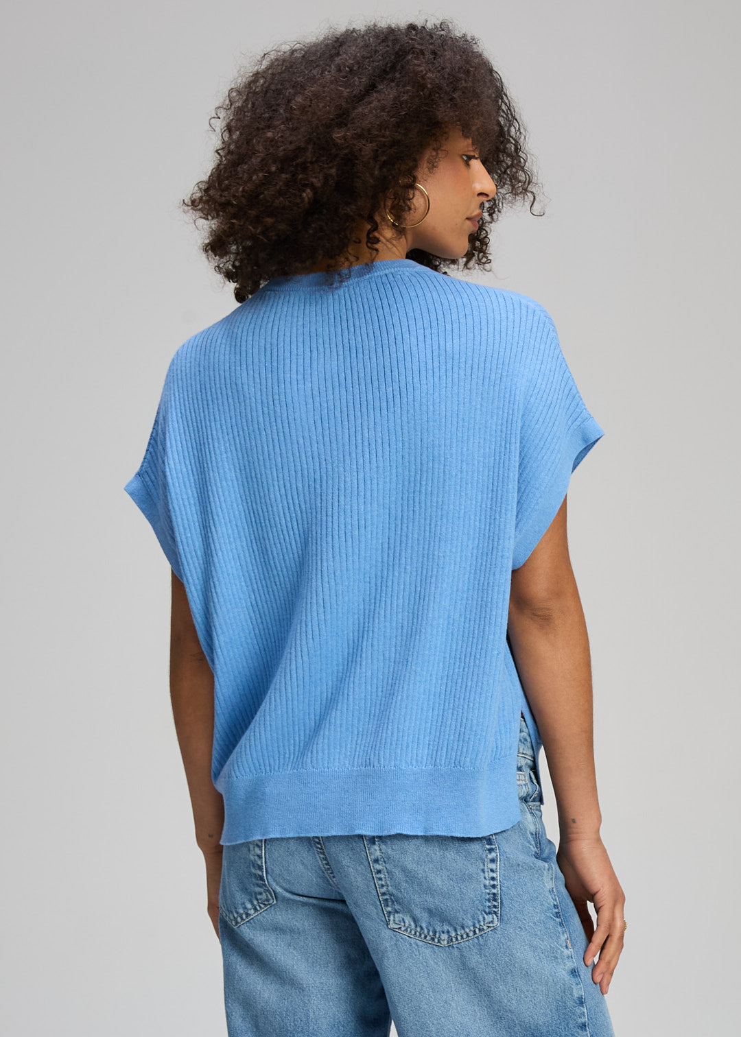 Z&P Sleeveless Crew essential top - Blueberry
