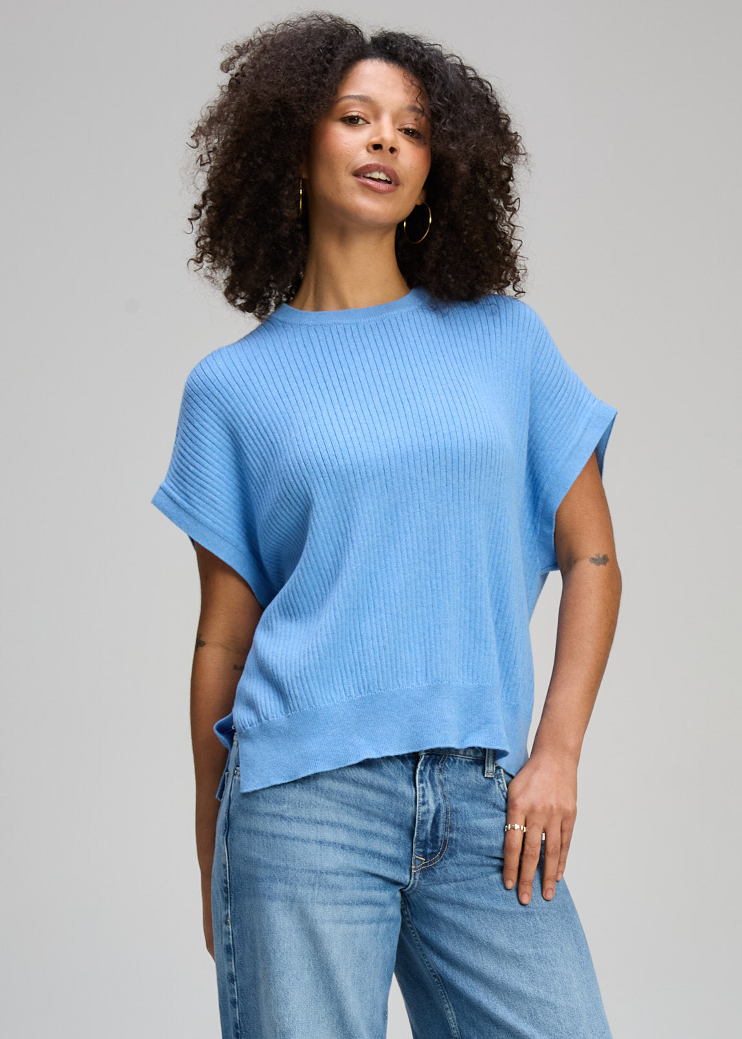Z&P Sleeveless Crew essential top - Blueberry