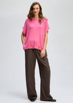 Z&P Sleeveless Crew essential top - Rhubarb