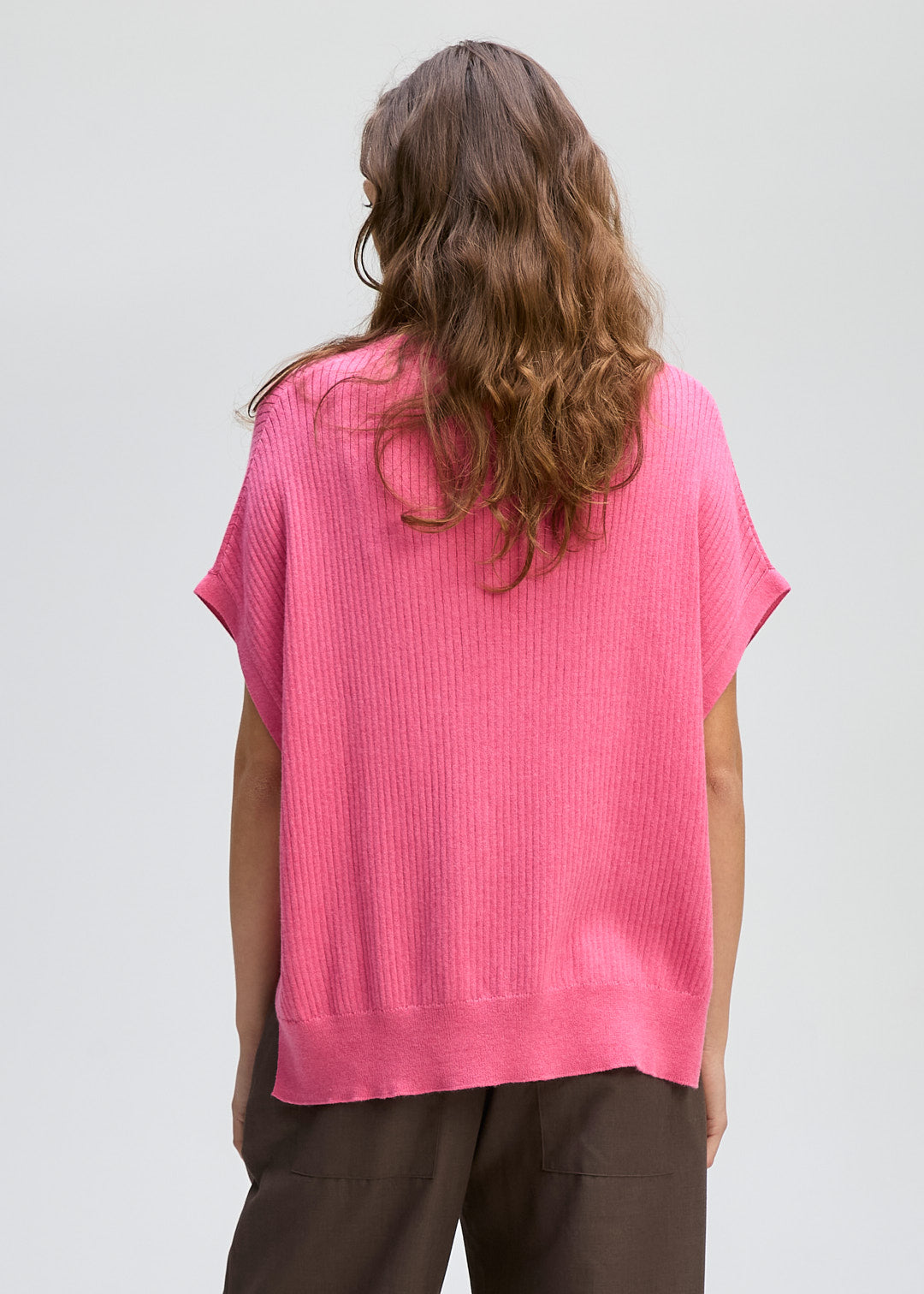 Z&P Sleeveless Crew essential top - Rhubarb