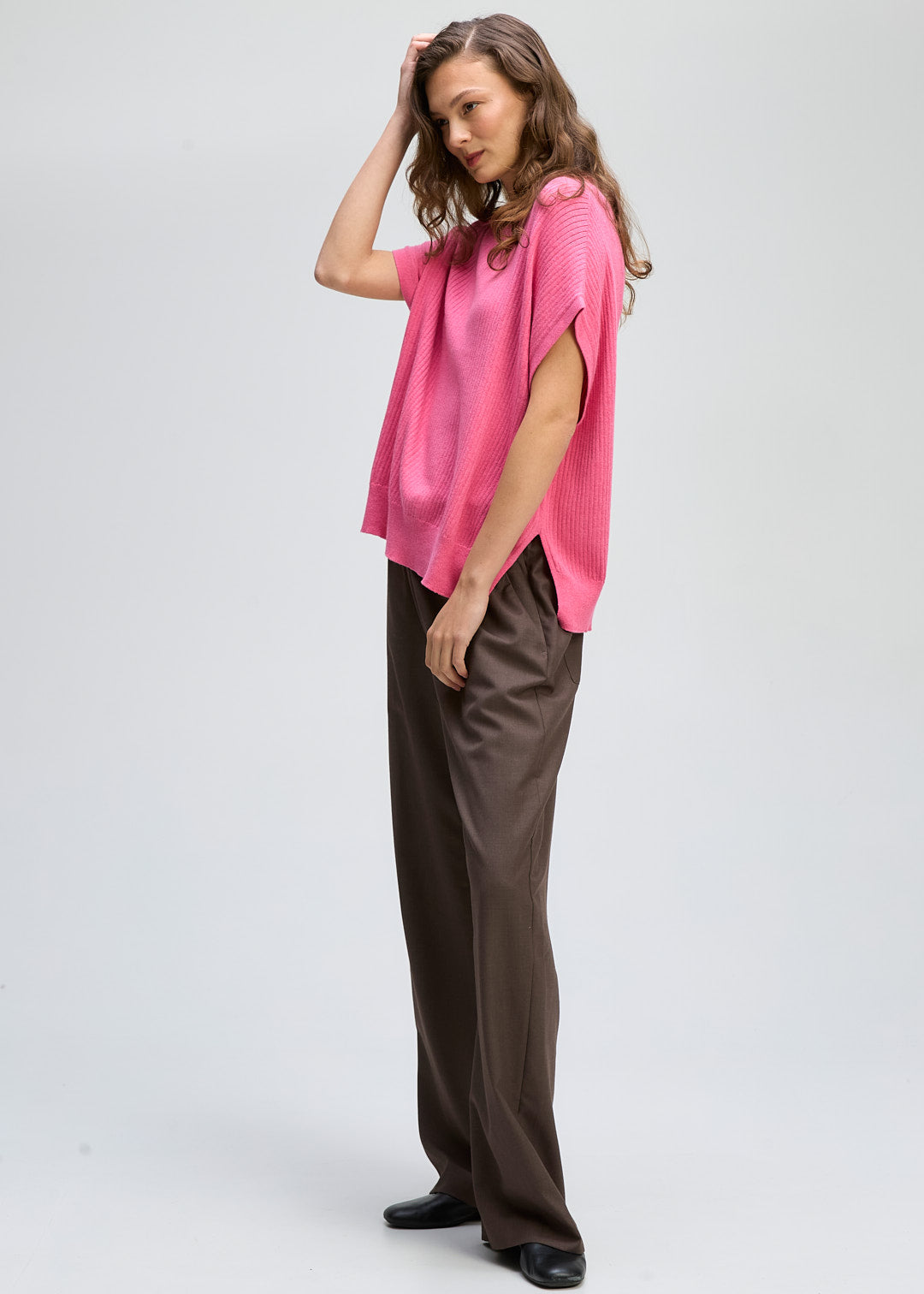 Z&P Sleeveless Crew essential top - Rhubarb