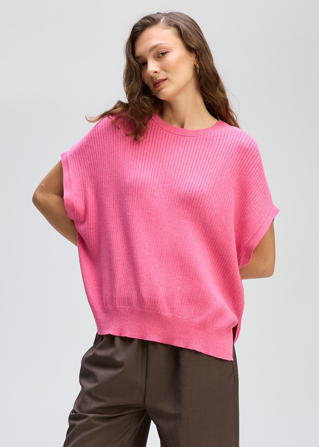 Z&P Sleeveless Crew essential top - Rhubarb