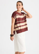 Zig Detail Top from Zacket & Plover - Sangria