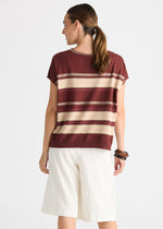 Zig Detail Top from Zacket & Plover - Sangria