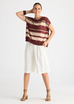 Zig Detail Top from Zacket & Plover - Sangria